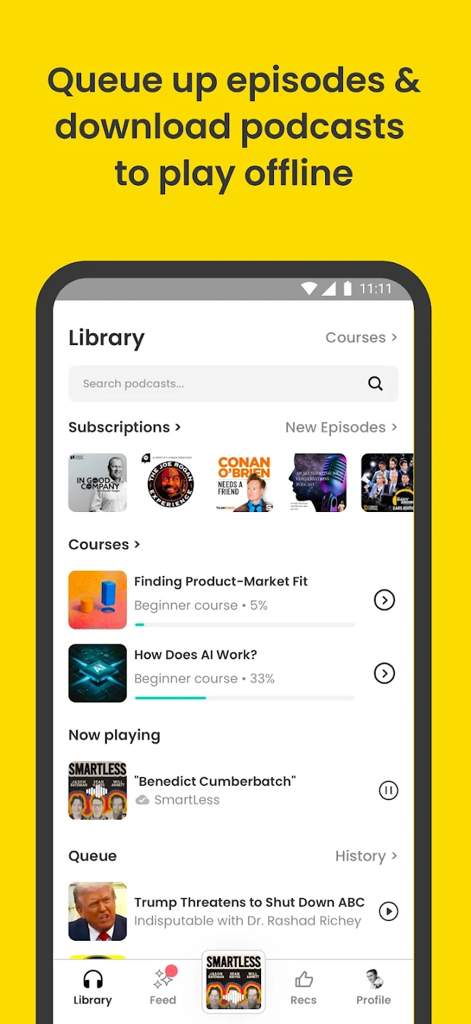 Goodpods app preview artwork.